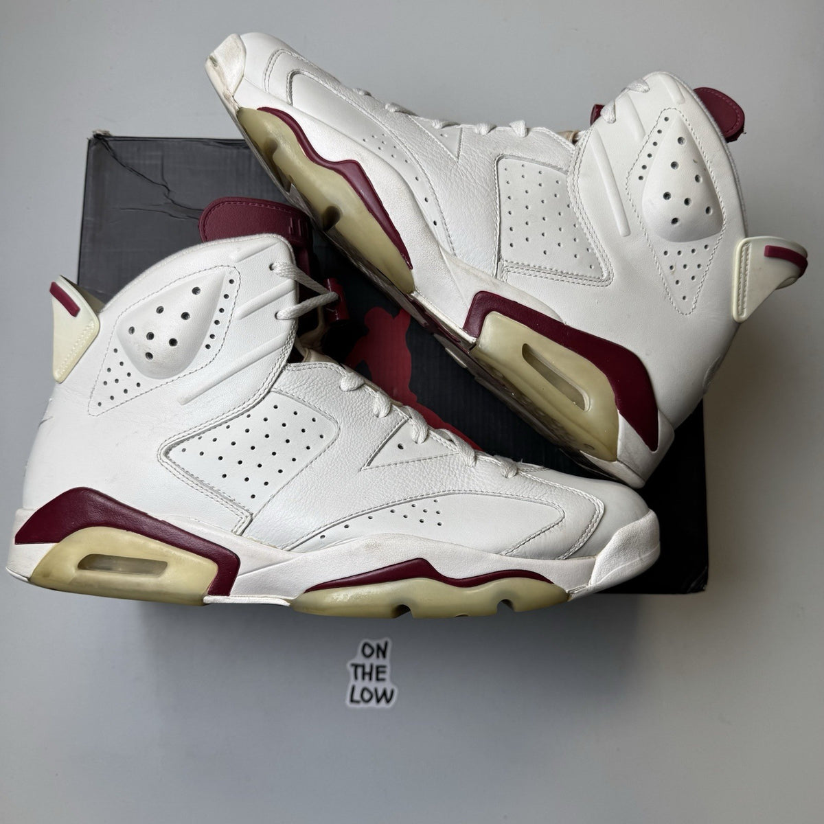 Air Jordan 6 Retro 2015 Maroon | 384664-116 | size 13 Mens US