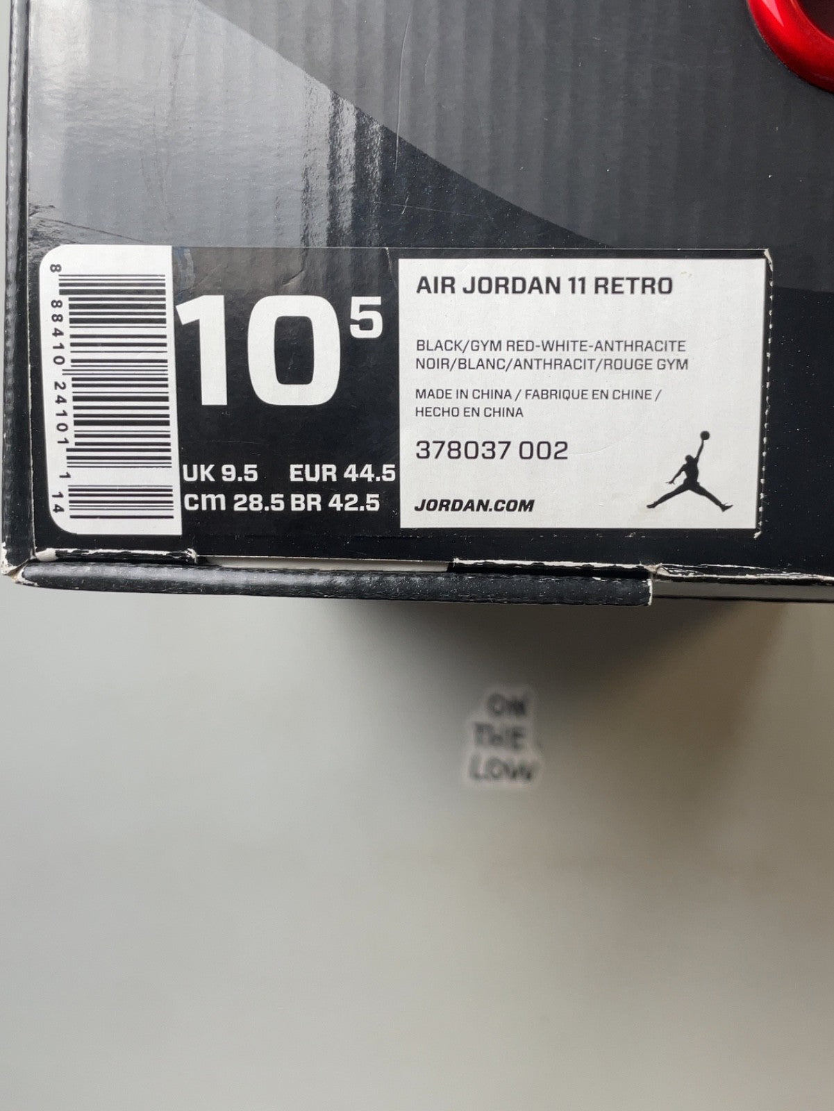 Jordan 11 Retro High  72-10 | 378037-002 | Size 10.5 Men's US