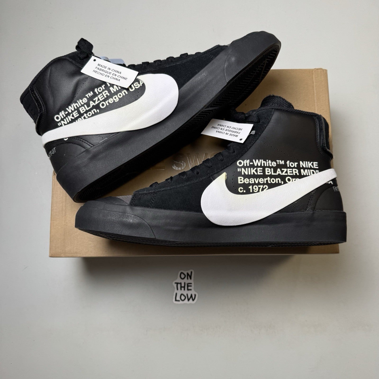 Off White x Nike Blazer Mid Grim Reaper | AA3832-001 | Size 8.5 Mens