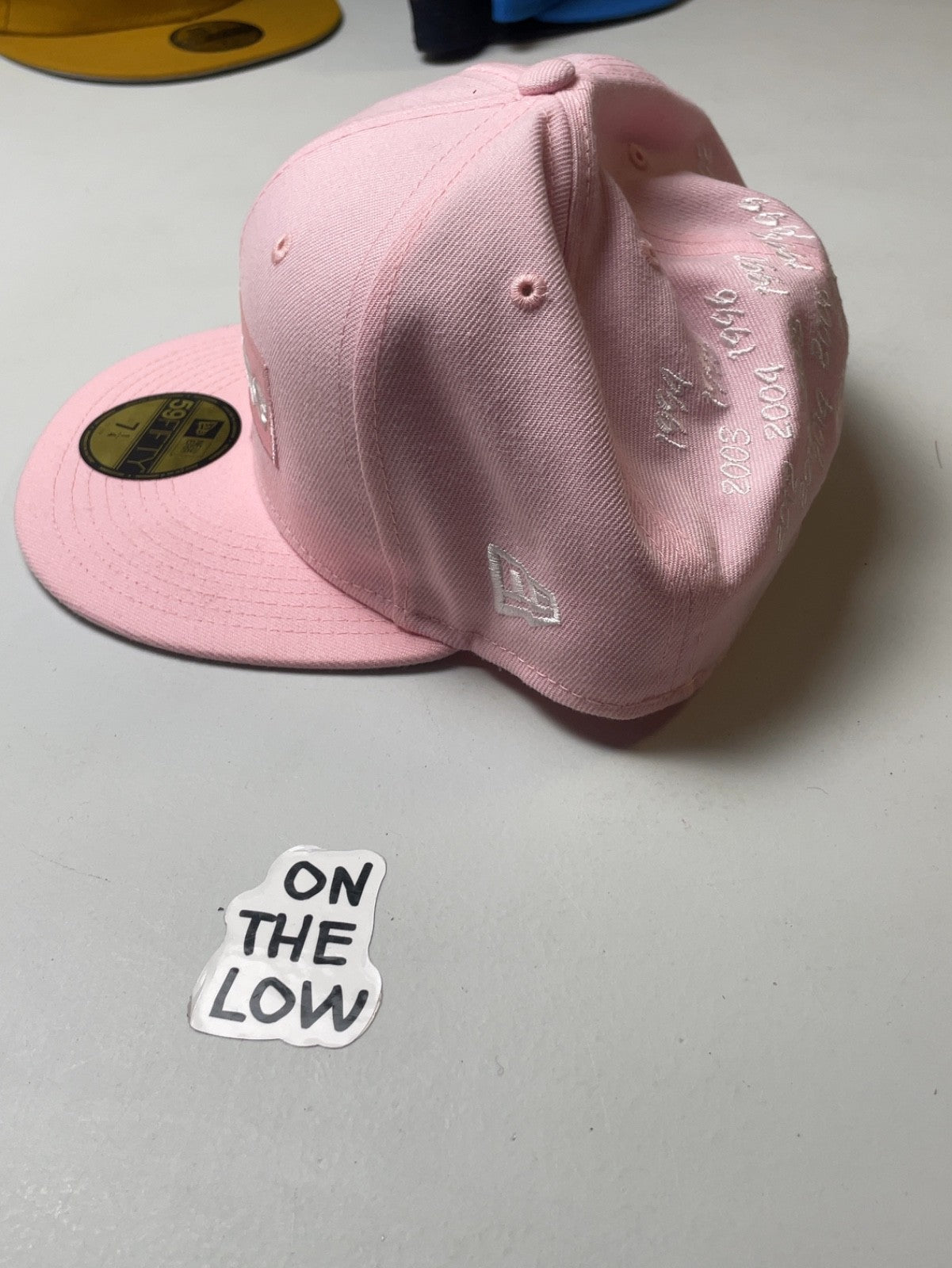 Supreme Champions Box Logo New Era Pink Baseball Cap