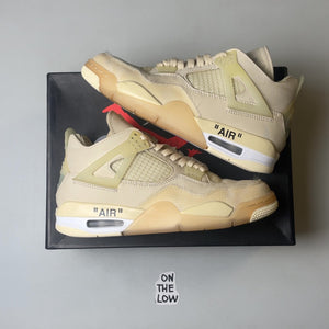 Air Jordan 4 Retro Off-White Sail (Women's) | CV9388-100 | Size 7.5W / 6M