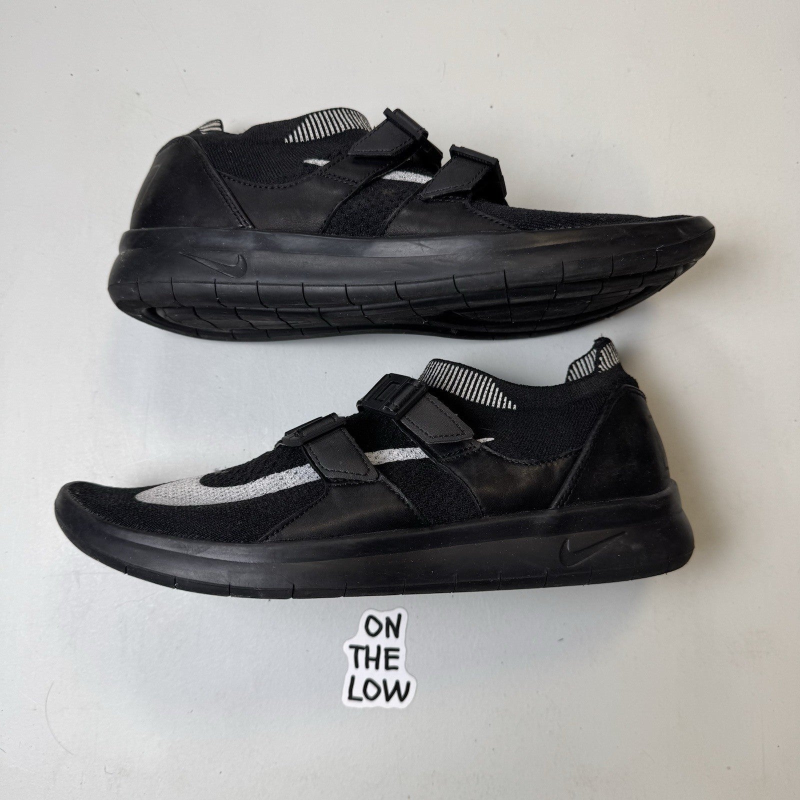 Nike Air Sock Racer Ultra Flyknit Black Sail | 904580-001 | Size 9 Mens