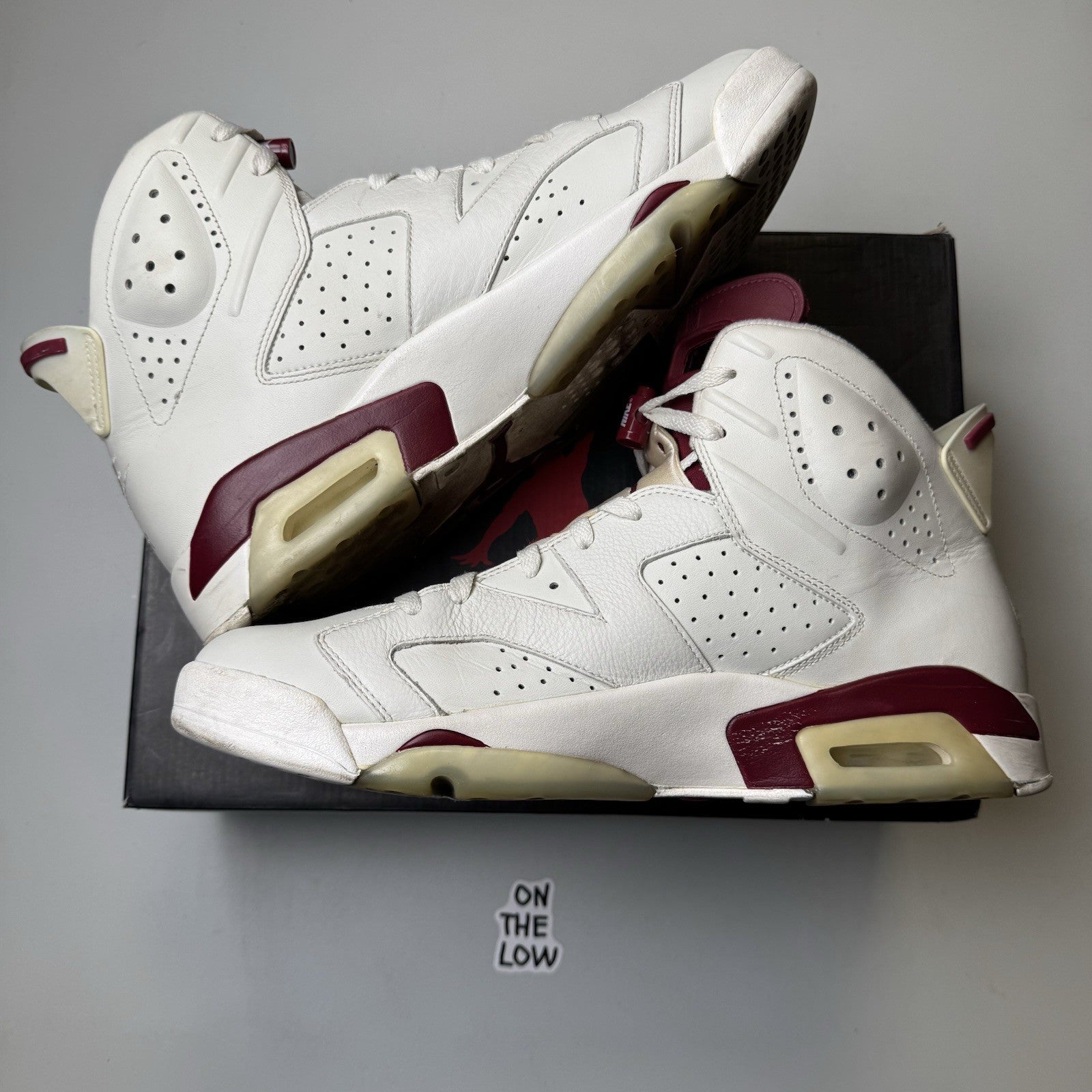 Air Jordan 6 Retro 2015 Maroon | 384664-116 | size 13 Mens US