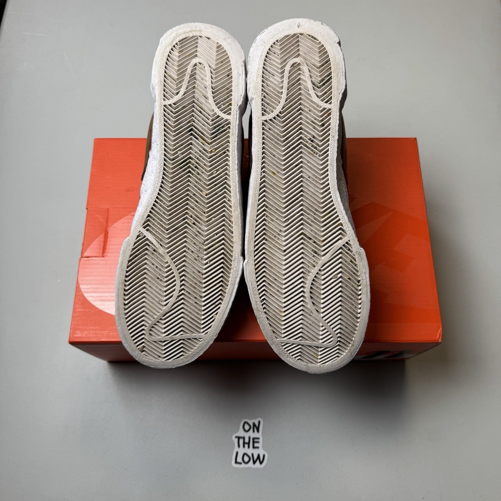 Nike Blazer Low Sacai British Tan Red | DD1877-200 | Size 8 Mens US