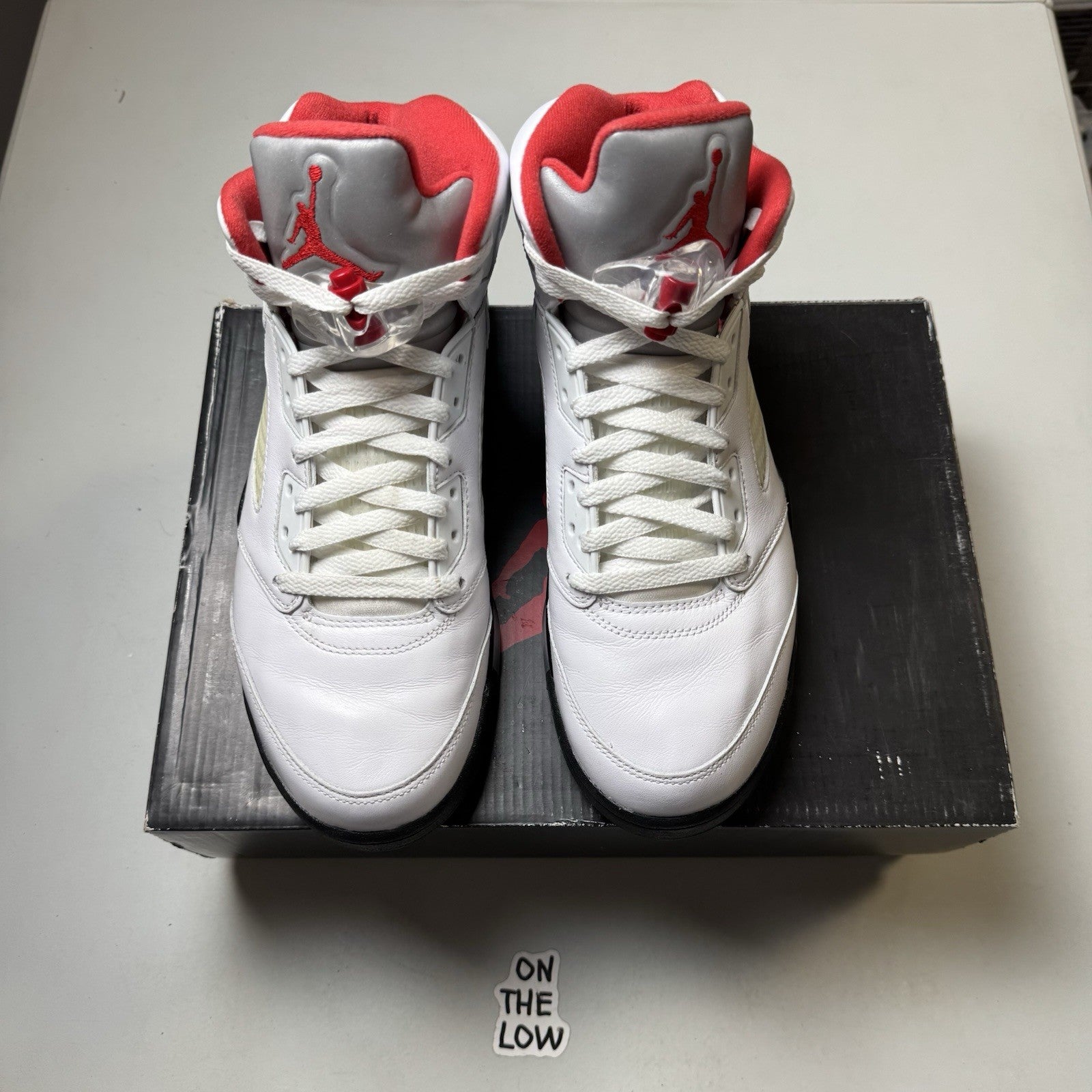Nike Air Jordan 5 Retro Fire Red (2020) DA1911-102  Size 9.5 Mens | SHIPS FAST!
