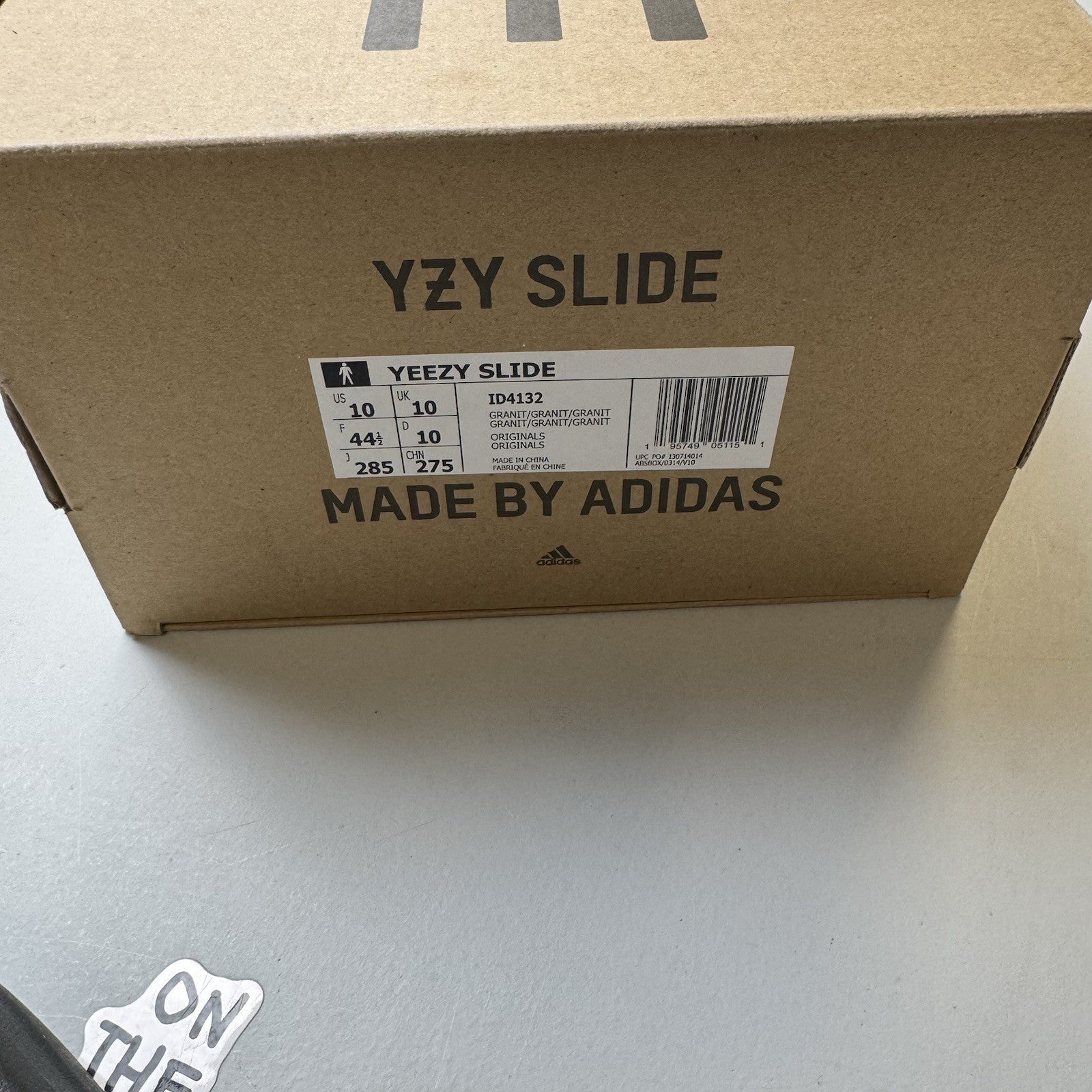 adidas Yeezy Slide Granite|  ID4132 |  NEW | size 5/10 mens