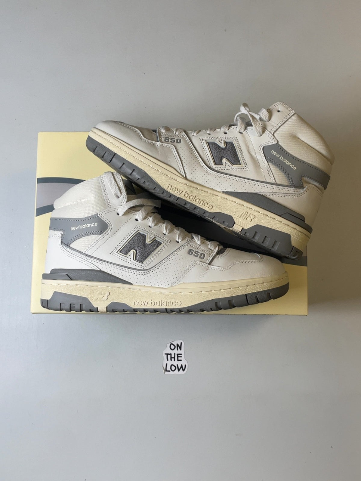 New Balance 650R Aime Leon Dore White Grey | BB650RA1 | Size 9 Men's US