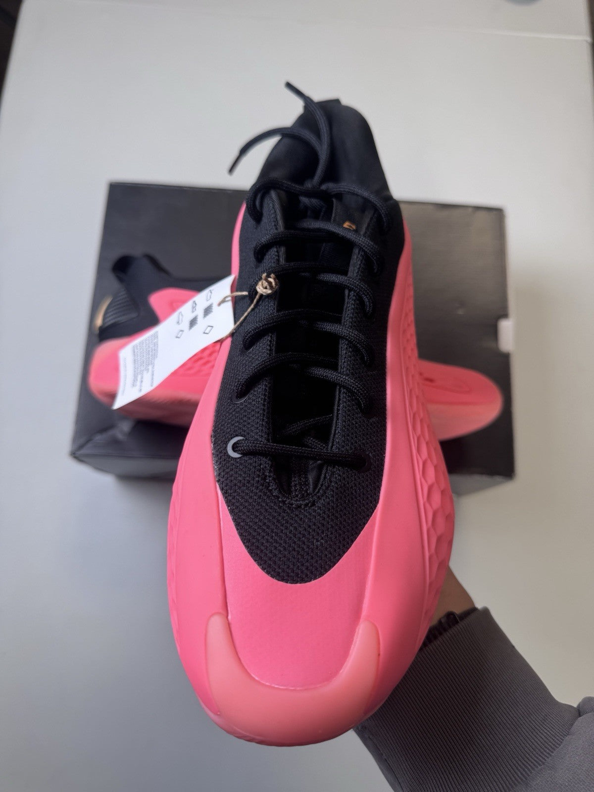 Adidas AE 1 Low Mural Basketball Shoes Pink Black | JI4068| NEW | size 10 Mens