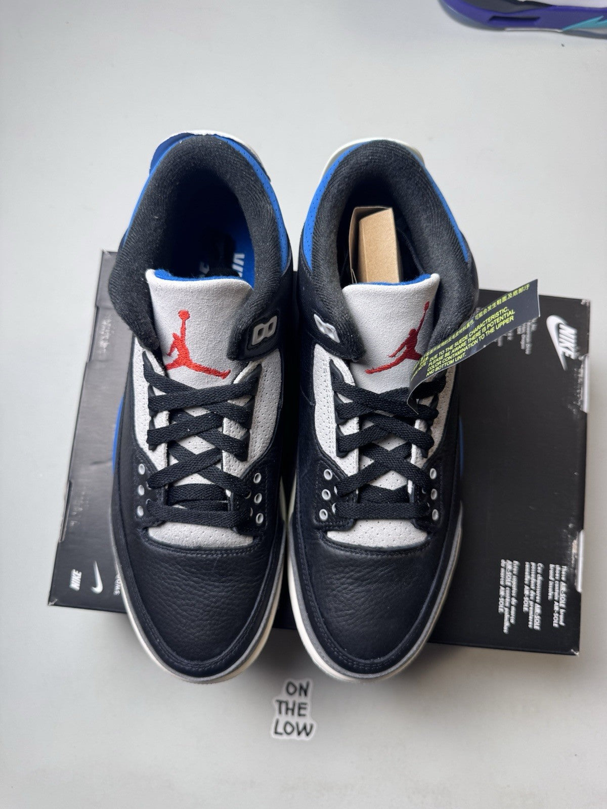 Air Jordan 3 Retro OG Rare Air Black Blue | IB8967-004 | NEW |  8/9/9.5 mens