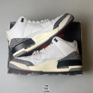 Air Jordan 3 Retro White Cement Reimagined | DN3707-100 | Size 12 Men's US