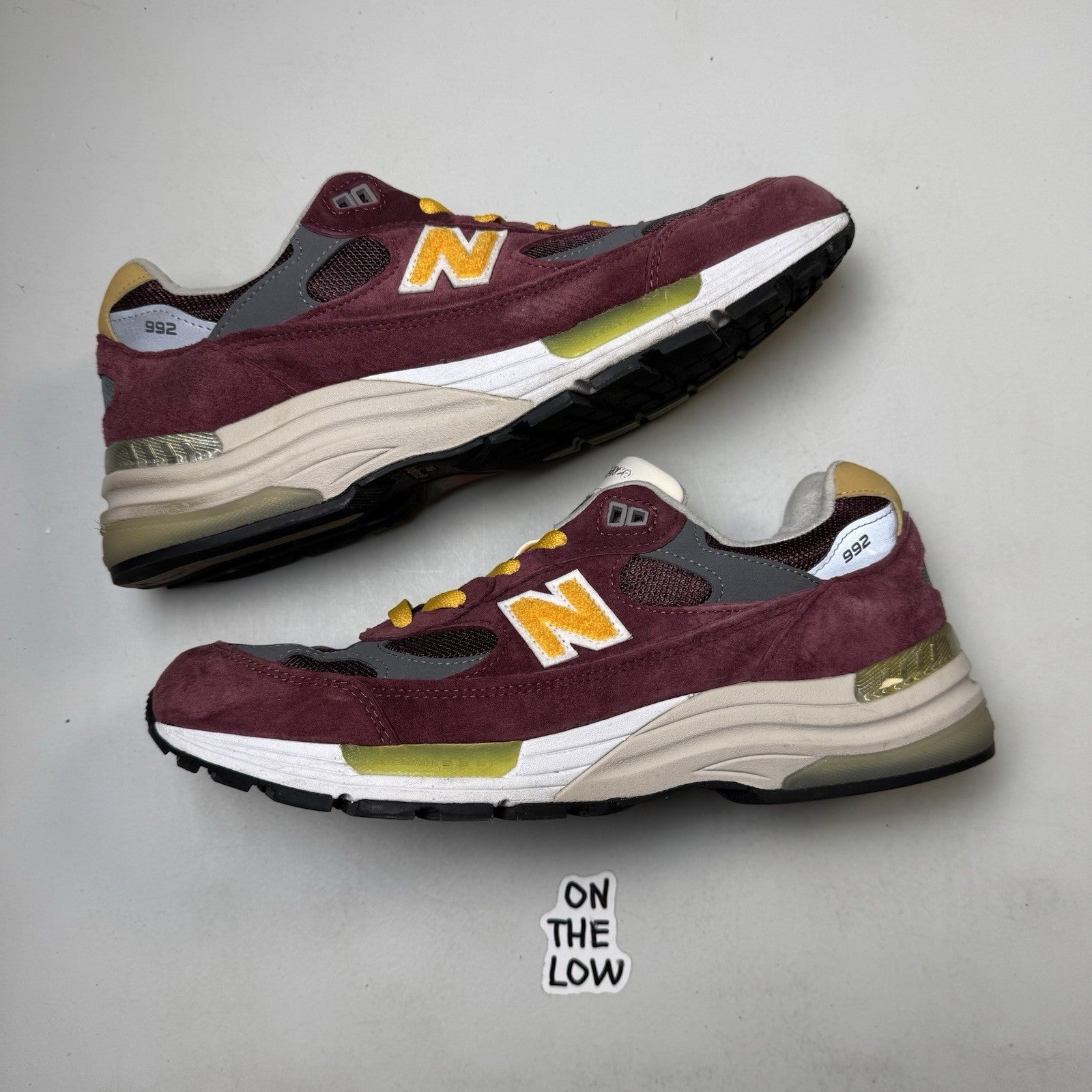 New Balance 992 Burgundy Gold | M992CA | Size 10.5 Mens