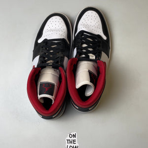Air Jordan 1 Mid Gym Red Black White | 554724-122 | Size 10.5 Men's US