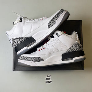 Air Jordan 3 Retro Free Throw Line White Cement | 923096-101 | Size 9 Men's US