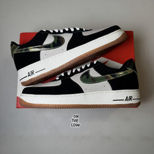 Nike Air Force 1 LV8 Black Patent Camo Swoosh | HQ1967-100 | NEW | Size 12 Mens