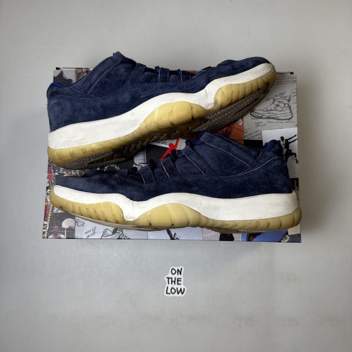 Jordan 11 Retro Low Derek Jeter RE2PECT | AV2187-441 | Size 10 mens