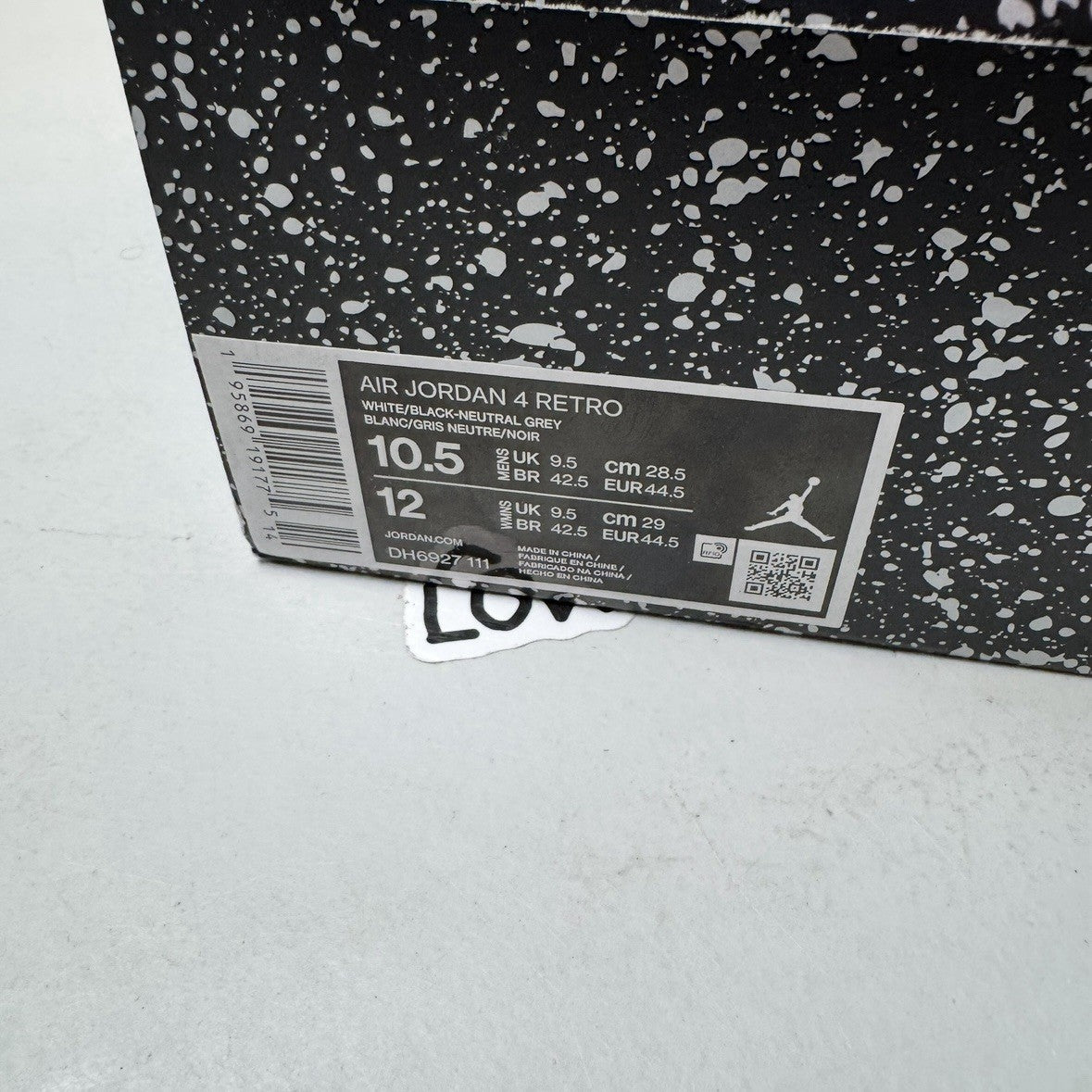 Jordan 4 Retro Military Black | DH6927-111 | Size 10.5