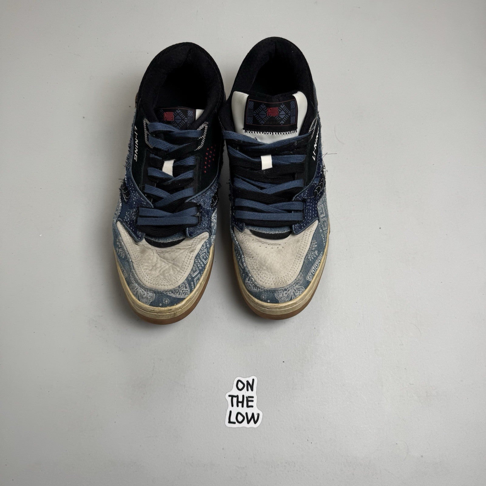 Li-Ning 001 BTC Blue Denim Skate Shoe  | AGCS021-1 | Size 10 Mens