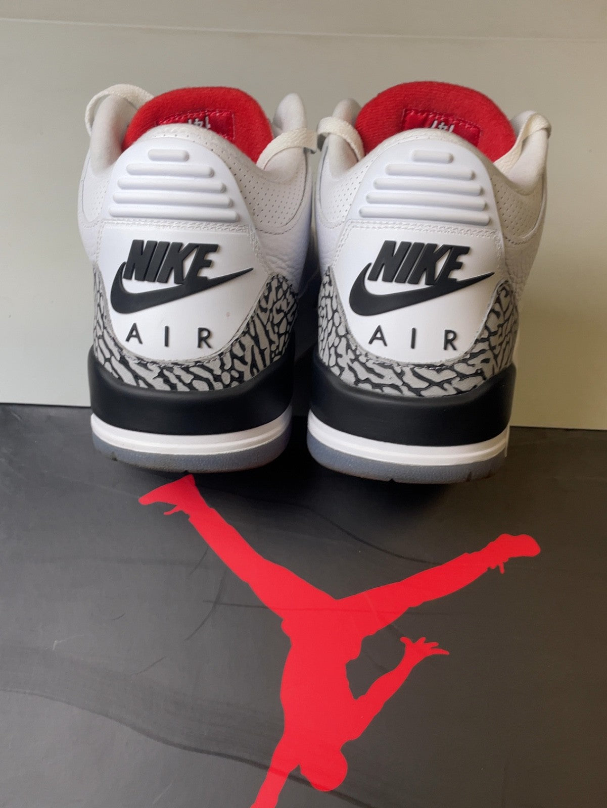 Air Jordan 3 Retro Free Throw Line White Cement | 923096-101 | Size 9 Men's US