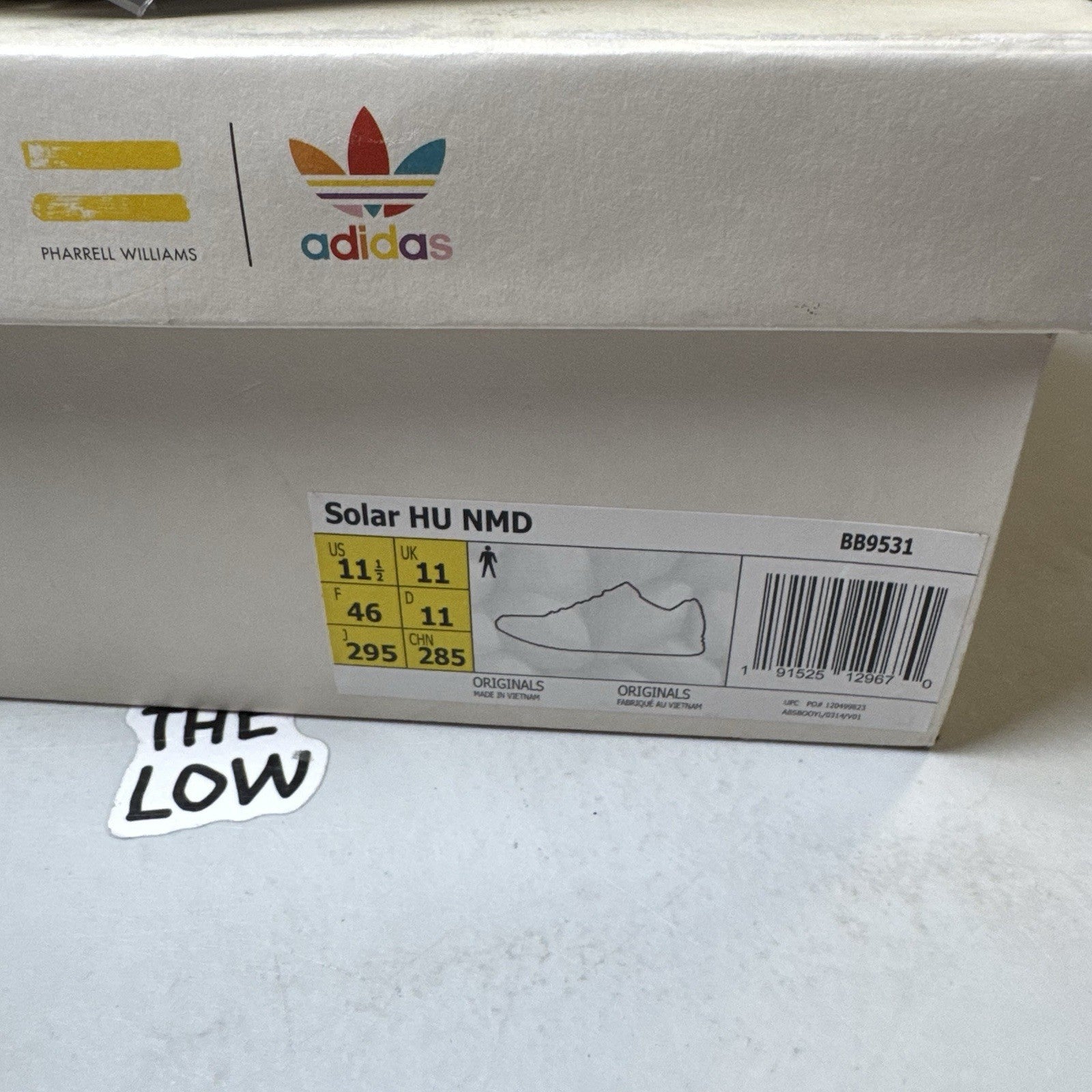 Adidas NMD HU Pharrell Solar Pack Mother | BB9531 | NEW | Size 11.5 mens