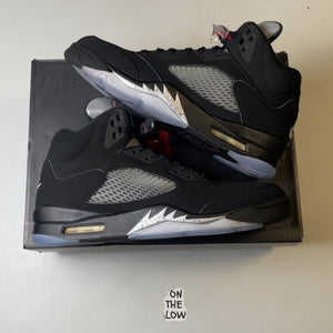Air Jordan 5 Retro Black Metallic (2016) | 845035-003 | Size 12 Men's US