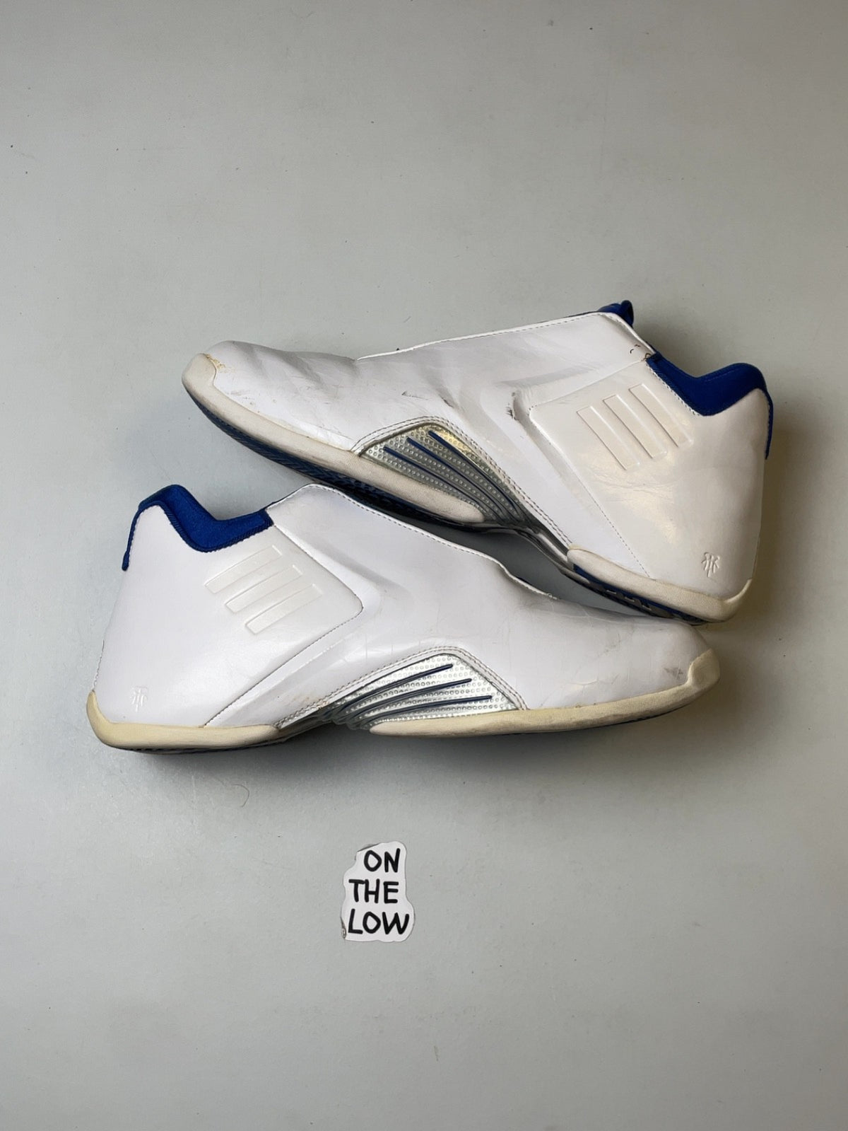 Adidas T-Mac 3 White Blue | D73899 | Size 10 Men's US