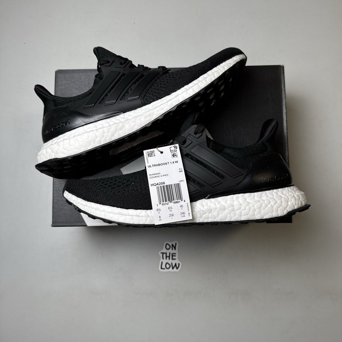 Adidas Ultra Boost 1.0 Black White | HQ4206 | NEW | Size 8W