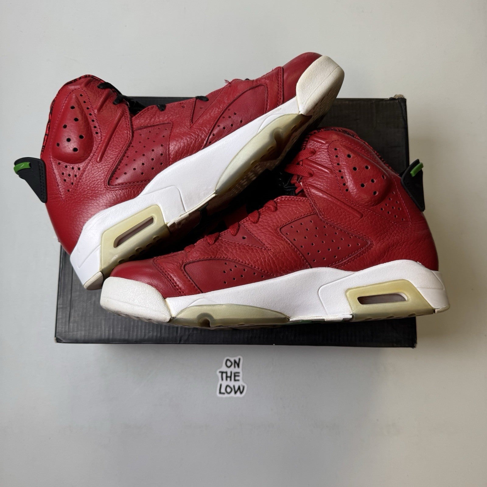 Air Jordan 6 Spizike History of Jordan Red | 694091-625 | Size 9.5 Mens