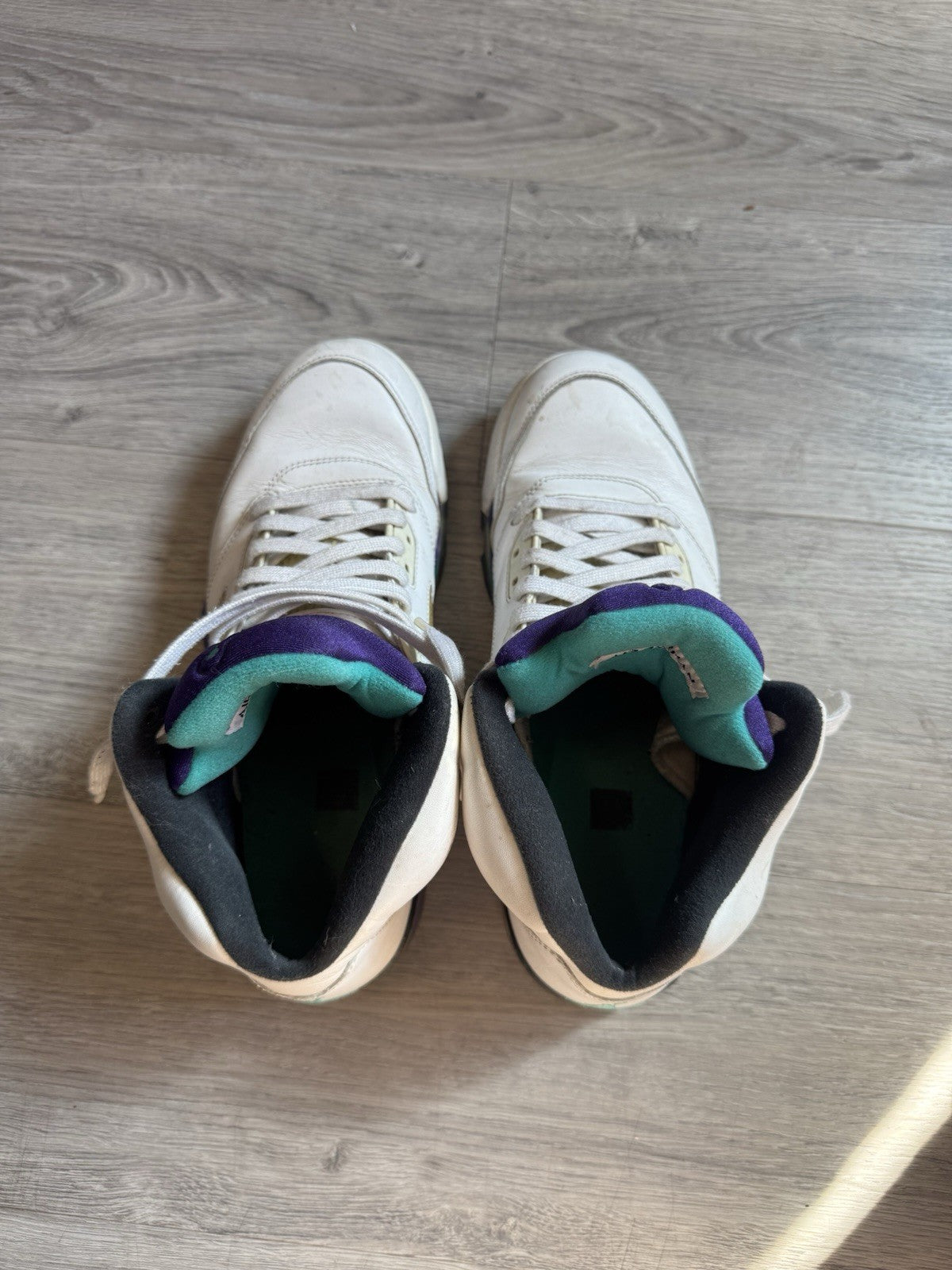 Jordan 5 Retro Grape 2013 White Purple Black Leather |136027-108 | Size 10.5 Men