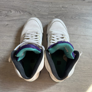 Jordan 5 Retro Grape 2013 White Purple Black Leather |136027-108 | Size 10.5 Men