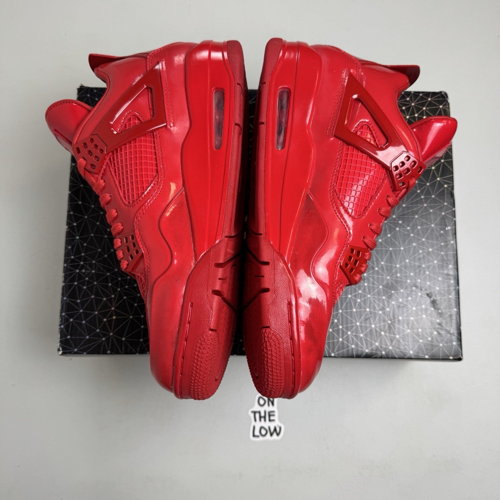 Air Jordan 11 LAB4 University Red Patent | 719864-600 | NEW W FLAW | Size 8 mens