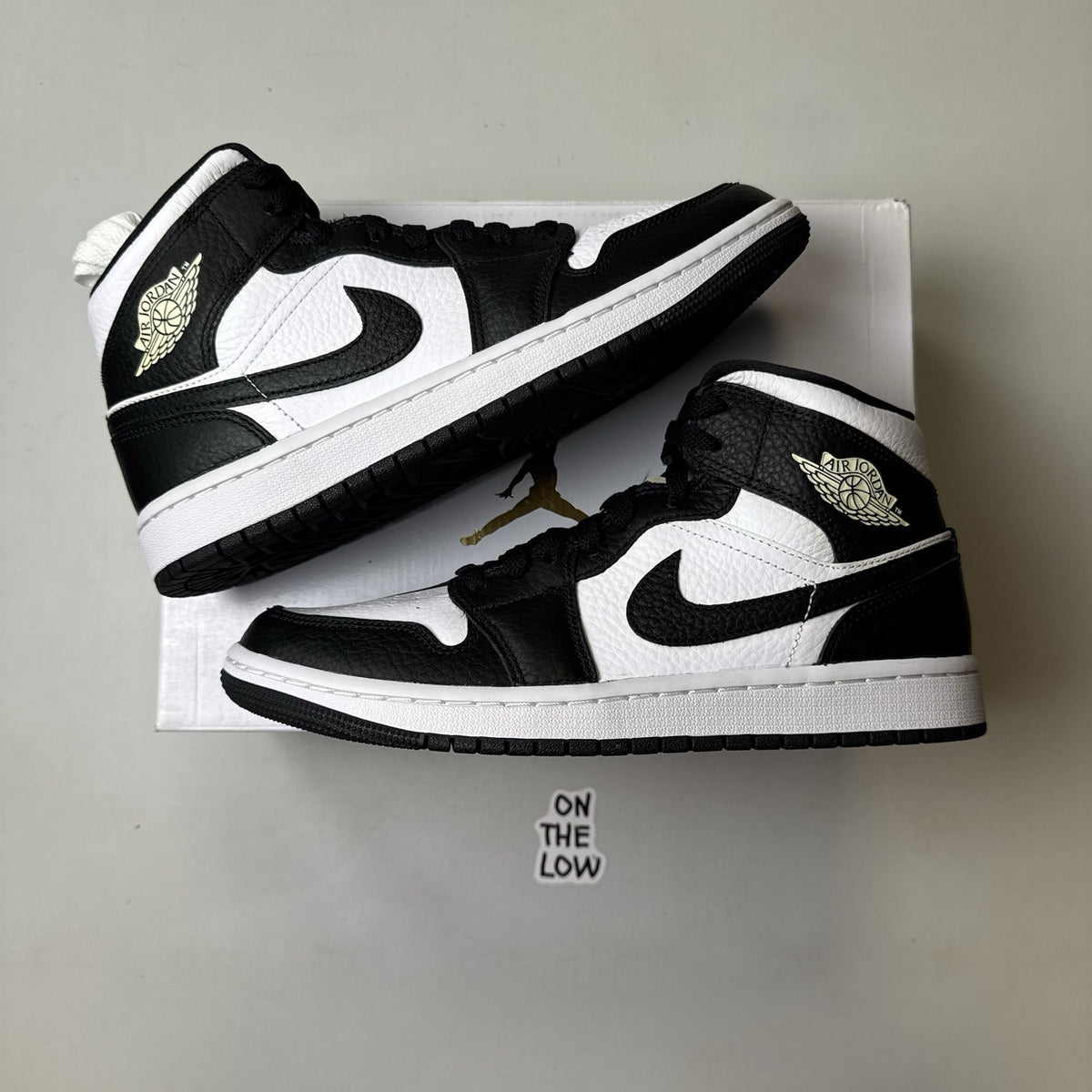 Jordan 1 Mid Split Black White (W) | DR0501-101 | NEW | size 9.5W / 8 Mens