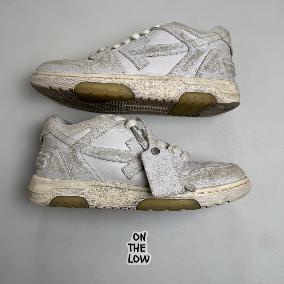 Off-White Out Of Office OOO Vintage Low Top Shoes | Size 41 /  8 Mens