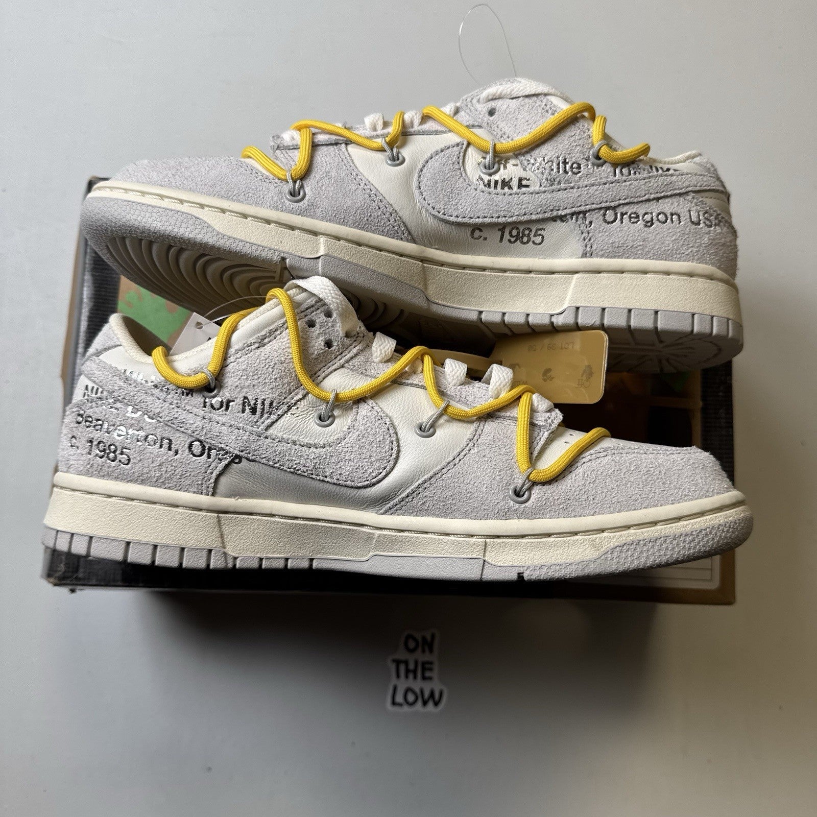 Nike Dunk Low Off-White Lot 39 / 50 | DJ0950-109 | BRAND NEW | Size 9 Mens