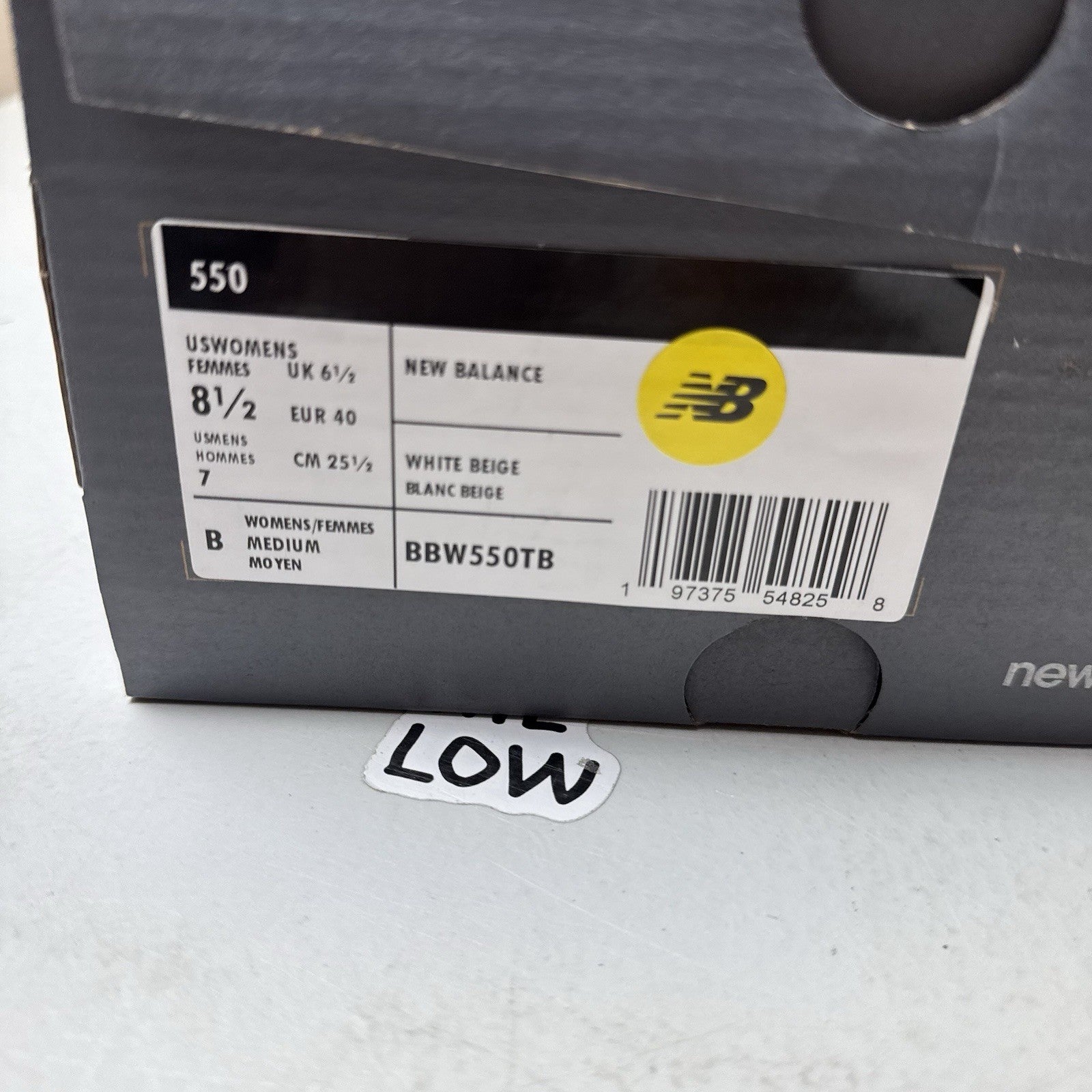 New Balance 550 Sea Salt Linen | BBW550TB | NEW | Size 8.5W/ 7M