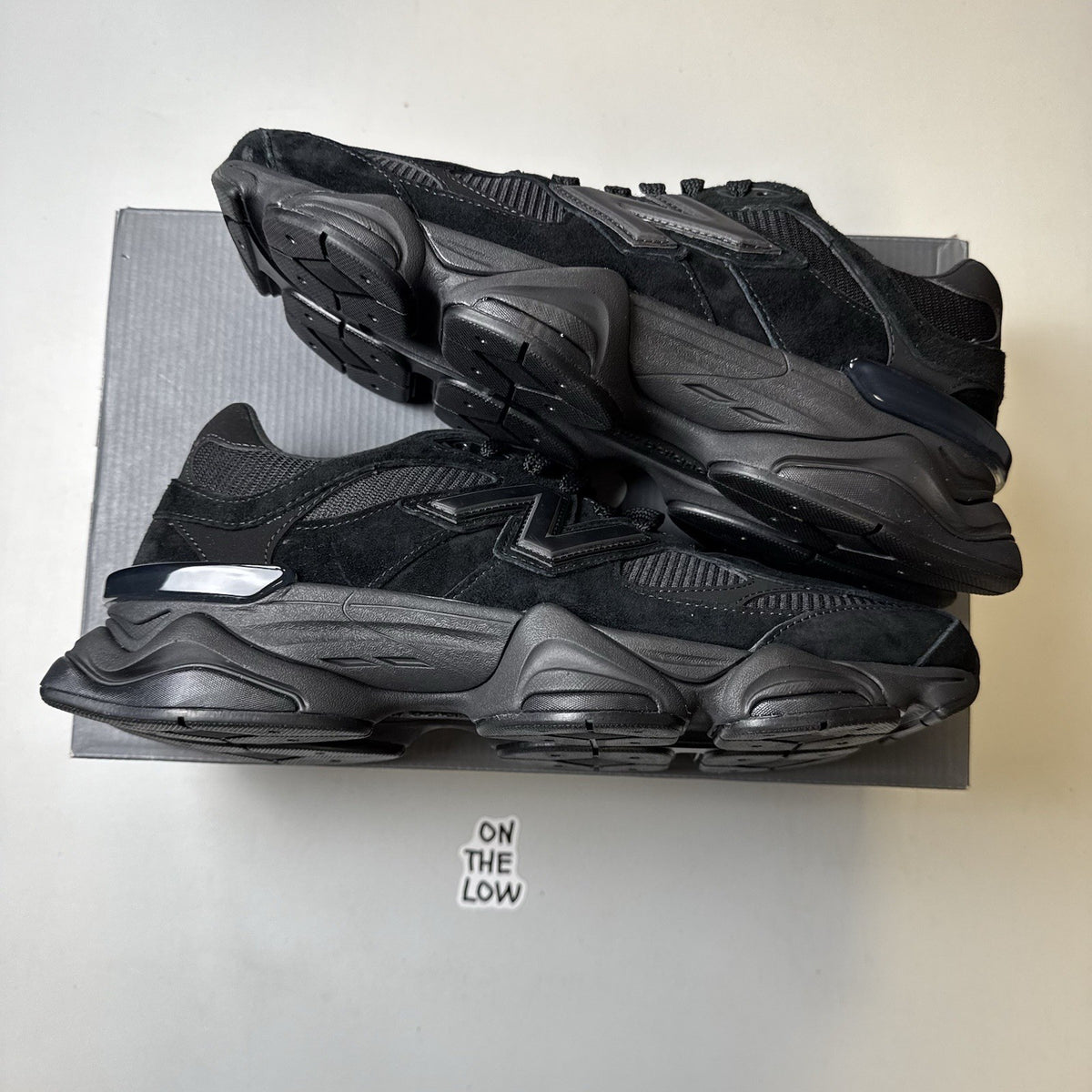 New Balance 9060 Triple Black Suede | U9060BPM | NEW | Size 12 mens