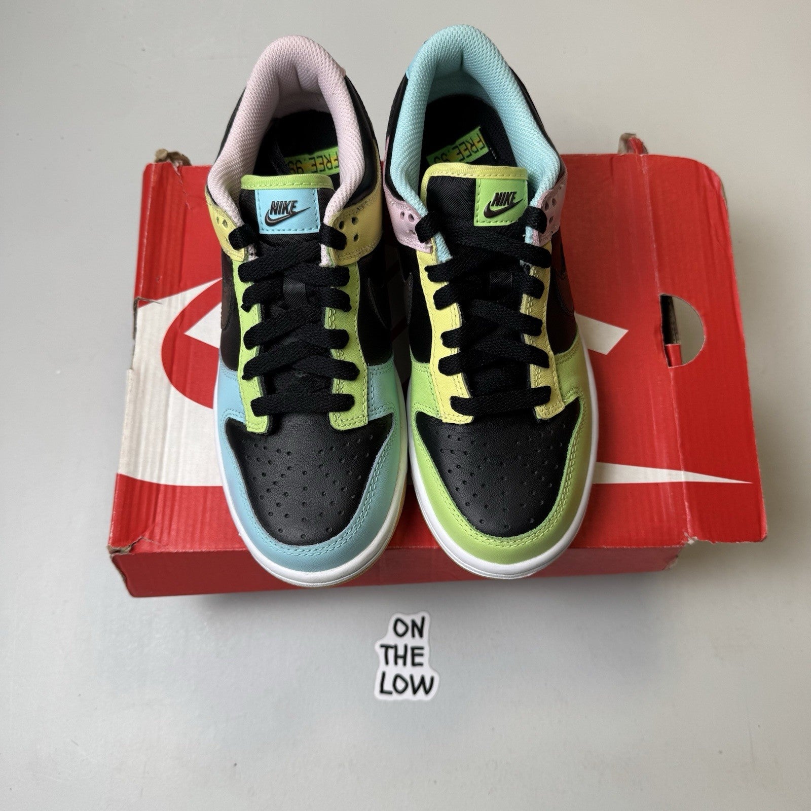 Nike Dunk Low Free 99 Black Green | NEW | CZ2496-001 | Size 5Y/6.5W | SEE PICS!