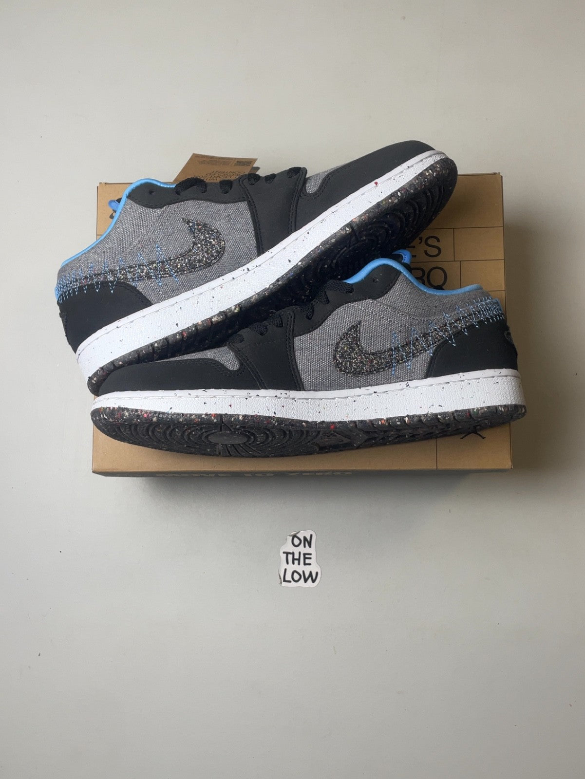 Air Jordan 1 Low SE Crater Grey University Blue | DM4657-004 | Size 10 Men's US