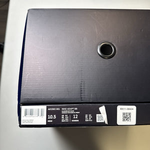 Nike Adapt BB Black Pure Platinum | AO2582-001 | NEW | Size 10.5 Mens