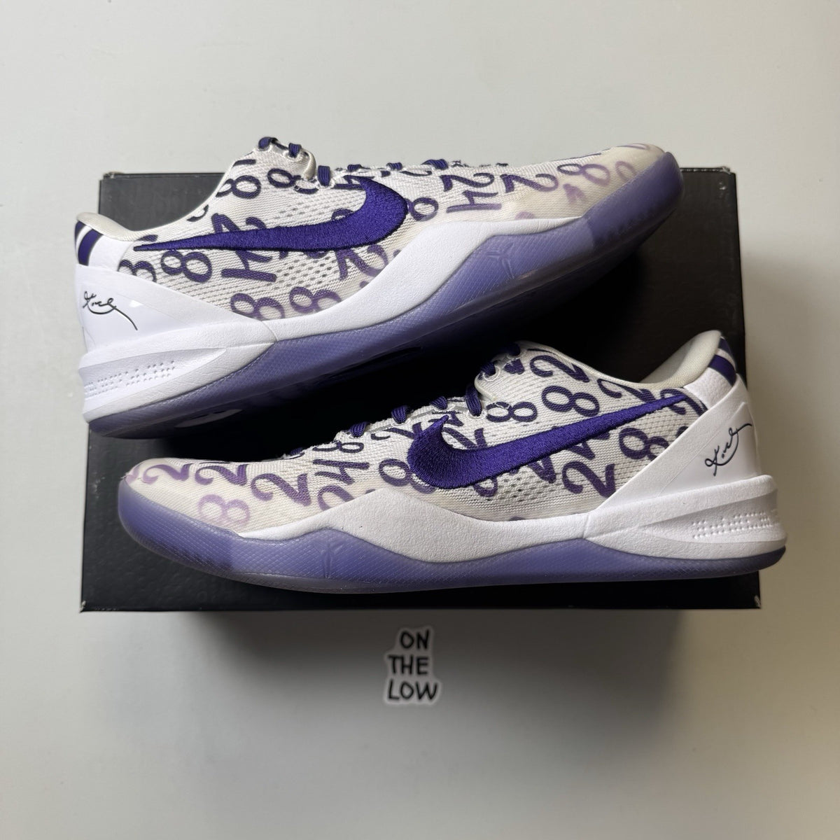 Nike Kobe 8 Protro Court Purple White | FQ3549-100 | Size 9.5 Mens US