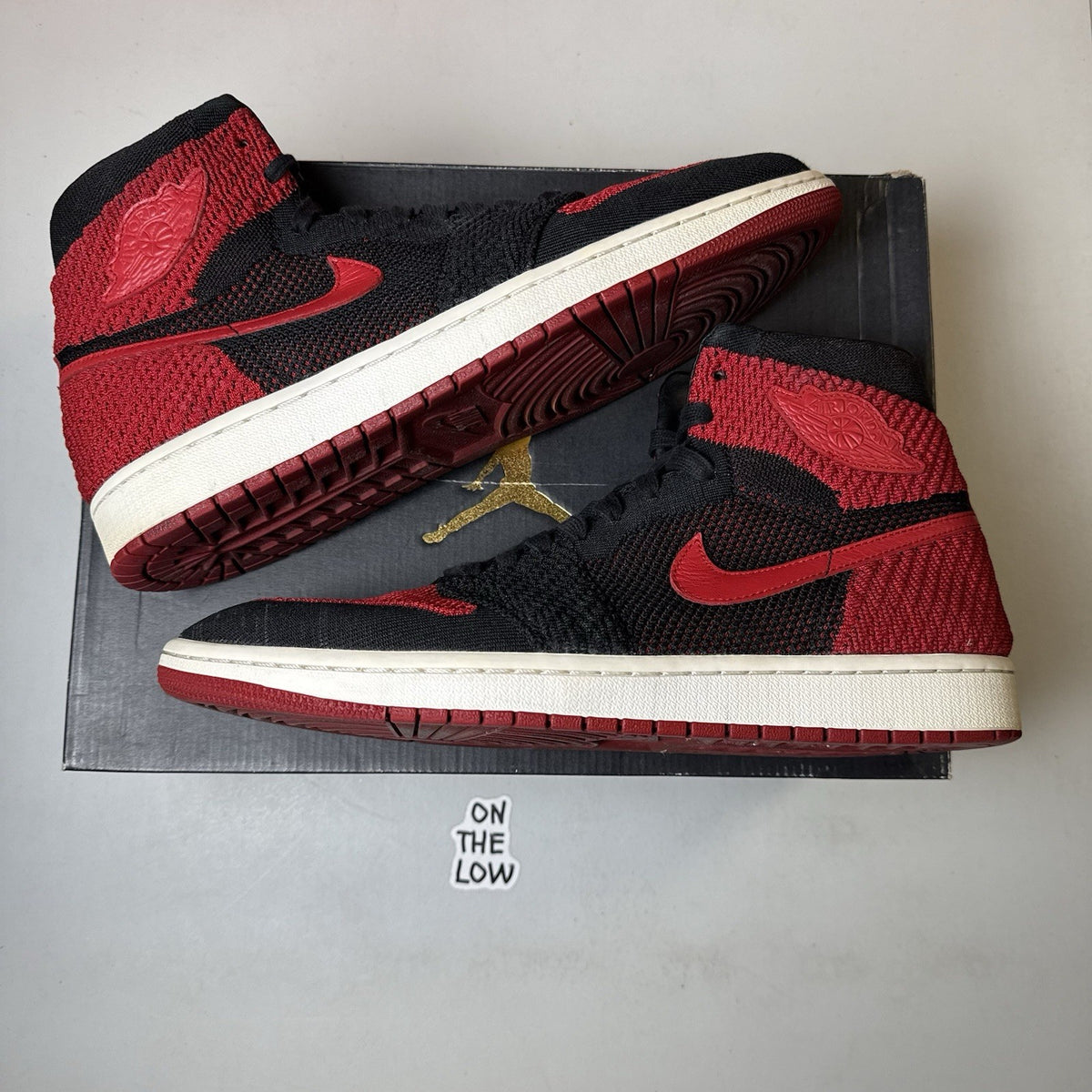 Jordan 1 Retro High Flyknit Bred | 919704-001 | Size 13 Mens