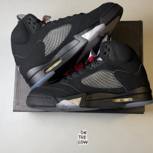 Air Jordan 5 Retro Black Metallic (2016) | 845035-003 | Size 12 Men's US