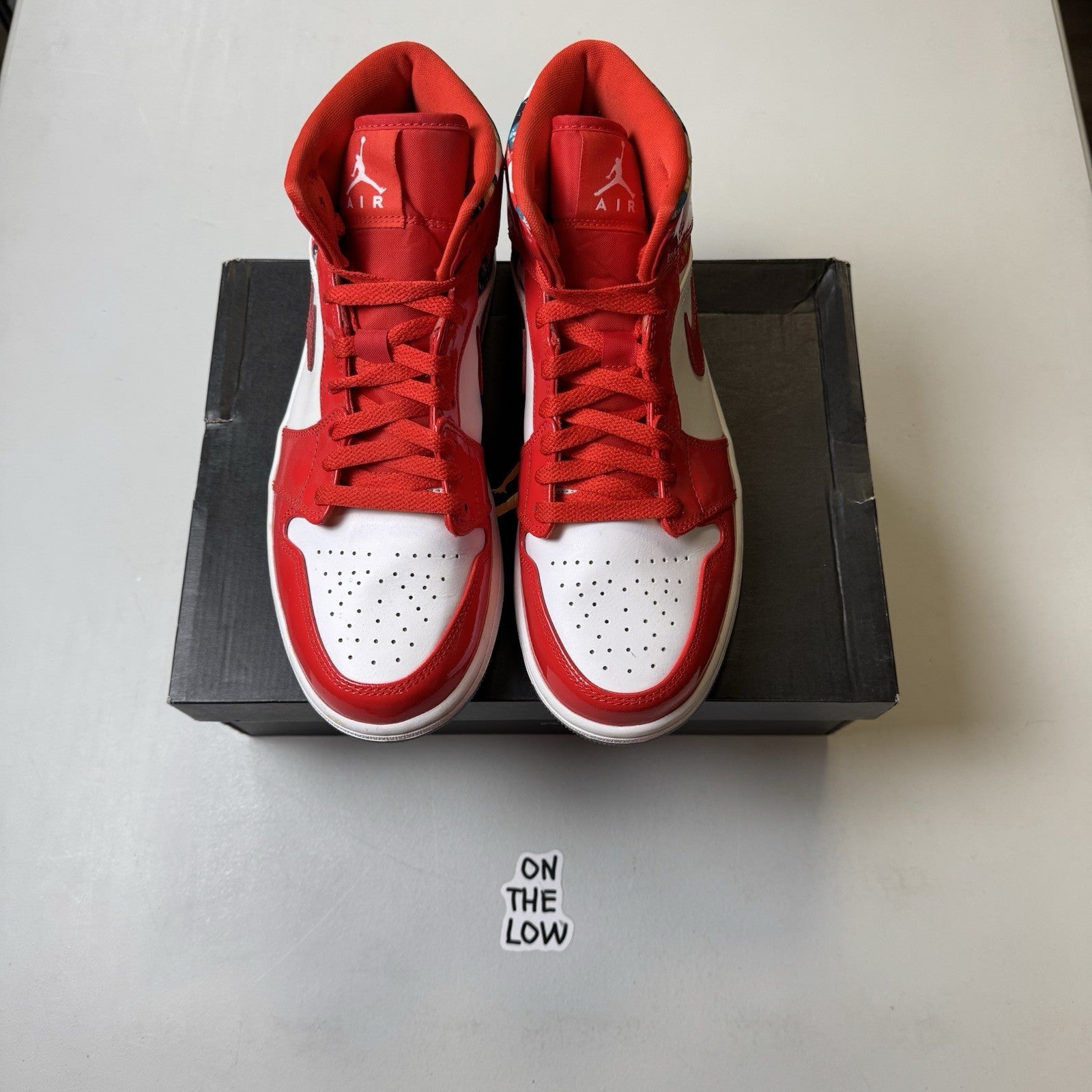 Air Jordan 1 Mid SE Barcelona Red Sweater Chile Red |  DC7294-600 | Size 8.5 Men