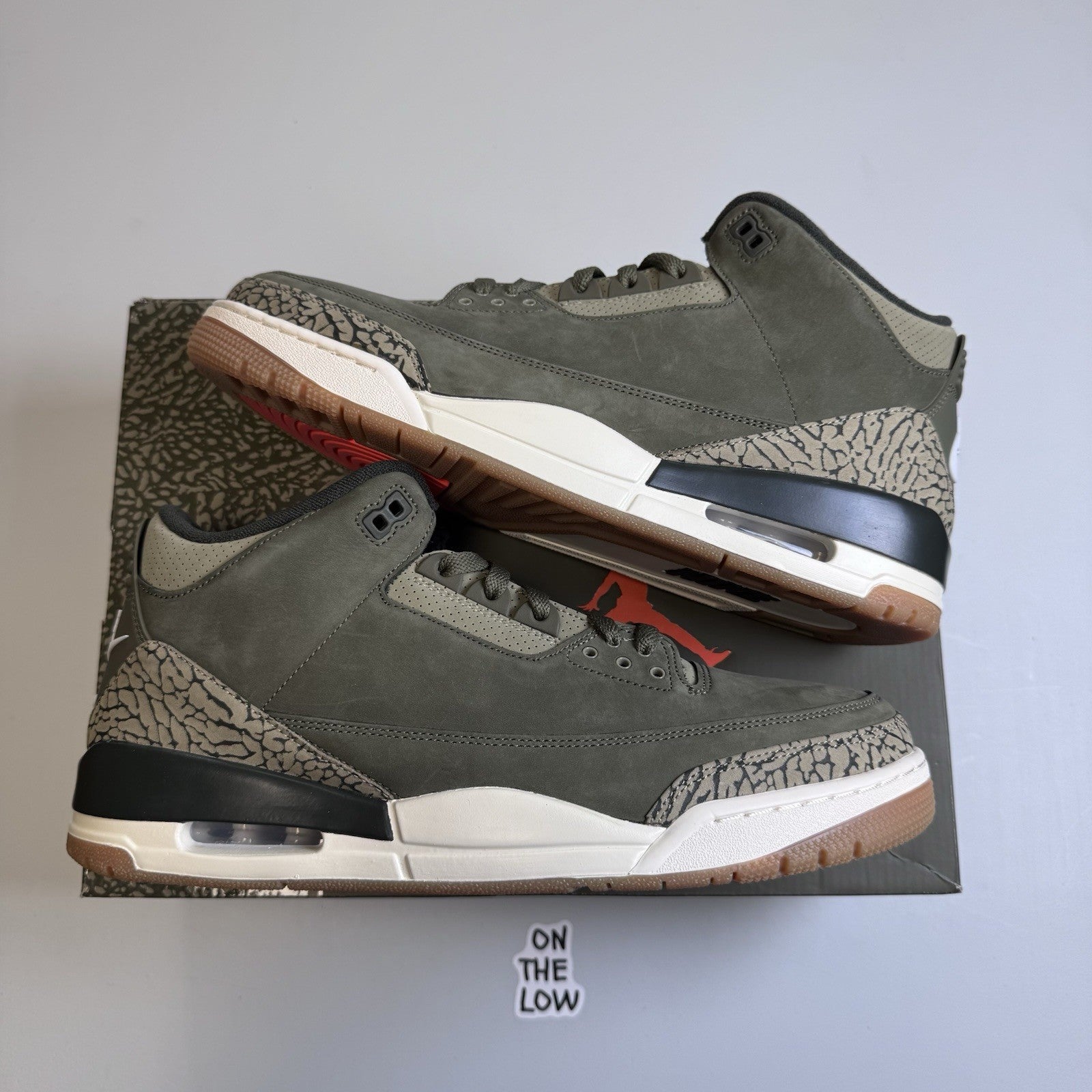Nike Air Jordan 3 Retro Family Affair Olive Green | DN3707-202 | size 13 mens