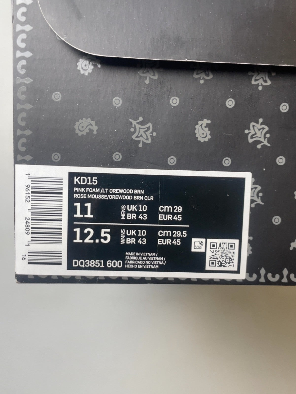 Nike KD 15 Aunt Pearl | DQ3851-600 | Size 11 Men's US