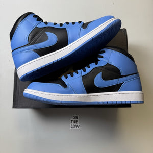 Air Jordan 1 Mid University Blue Black | DQ8426-401 | NEW | Size 10.5 Mens US