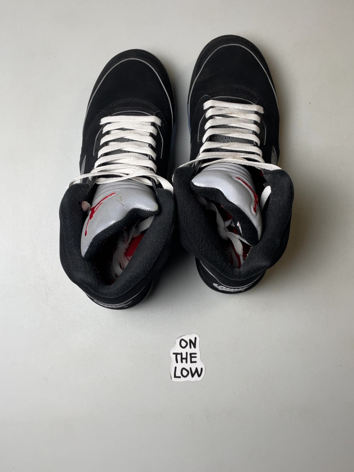 Jordan 5 Retro OG Black Metallic Reimagined (GS) | HF3976-001 | Size 7Y / 8.5W