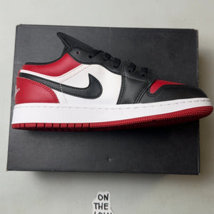 Air Jordan 1 Low Bred Toe (GS) | 553560-612 | Size 5 Y *READ DESC*