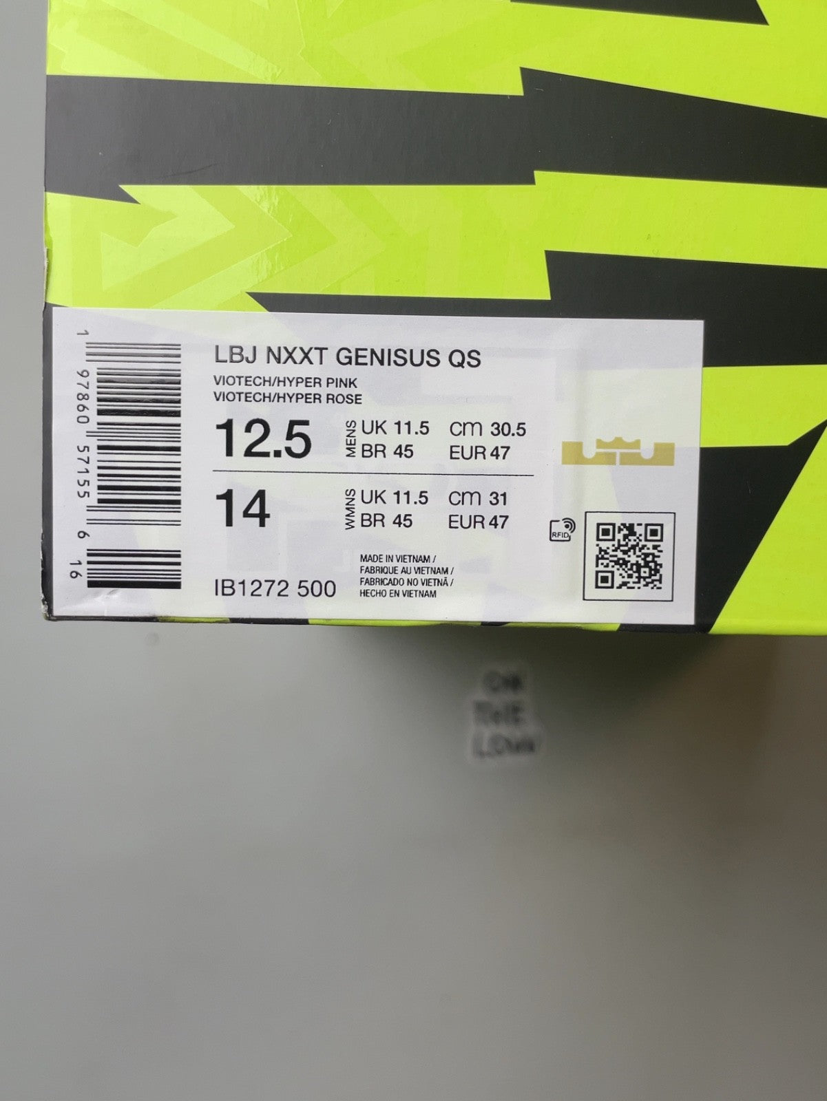 Nike Zoom LeBron NXXT Genisus Viotech | IB1272-500 | Size 12.5 Men's US