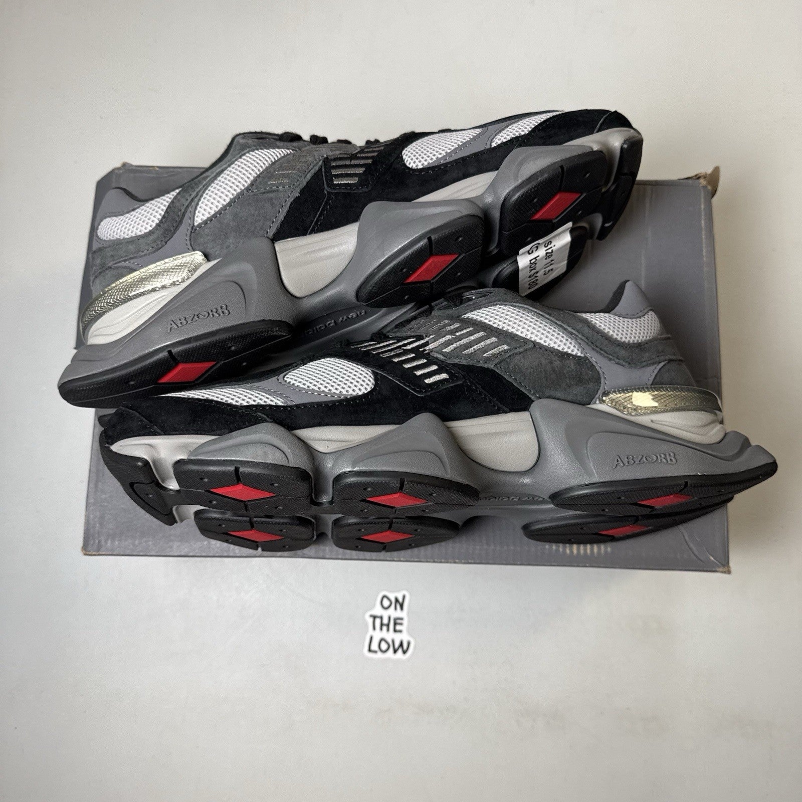 New Balance 9060 Black Castlerock Grey | U9060BLK | NEW |  Size 11.5 Mens