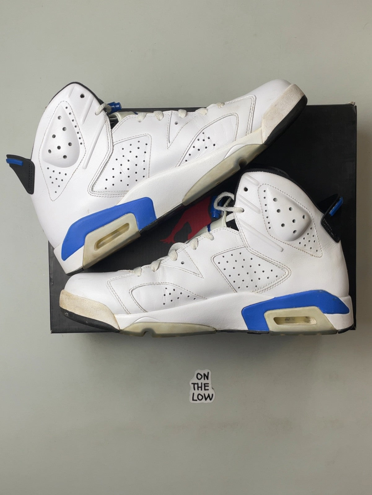 Jordan 6 Retro Sport Blue (2014) | 384664-107 | Size 12 Men's US